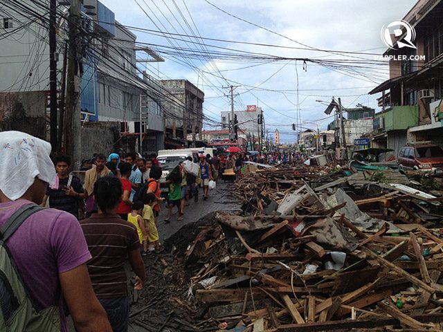 Rappler file photo of Tacloban City in the aftermath Super Typhoon Yolanda in November 2013. 