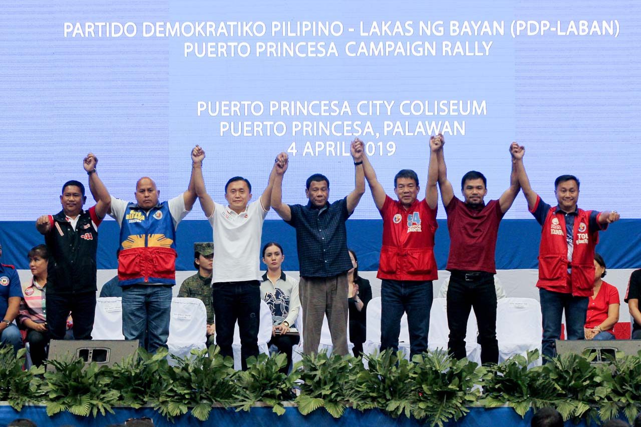 PDP-Laban bets: ‘We will support Duterte all the way’ in the Senate