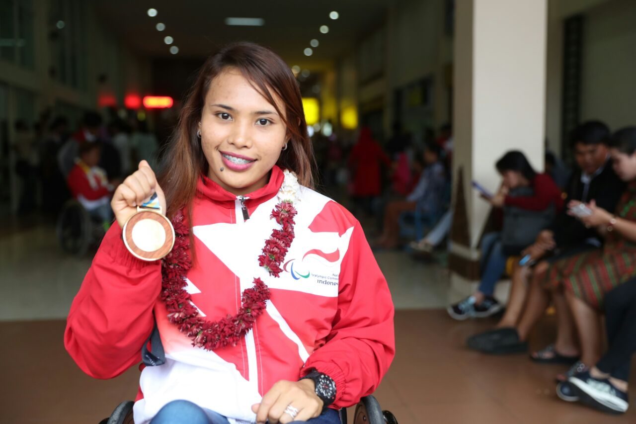 FOTO: Atlet ASEAN Para Games kembali ke Indonesia