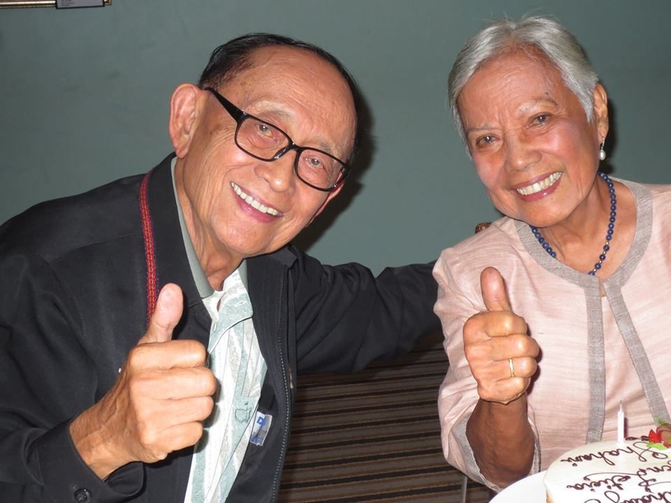 SIBLINGS. Former president Fidel Ramos with his sister Letty Ramos-Shahani. Photo from Lila Shahani's Facebook account 