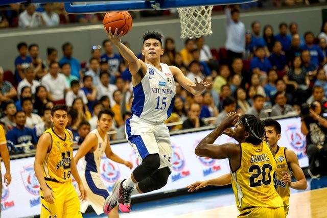 NO TAKEOVER. Kiefer Ravena finishes with just 13 points on 4-of-18 field goals as Ateneo collapses late against UST. Photo by Josh Albelda/Rappler 