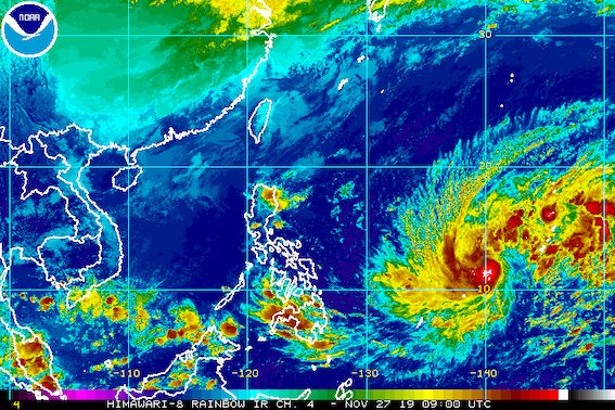 Kammuri strengthens into severe tropical storm outside PAR