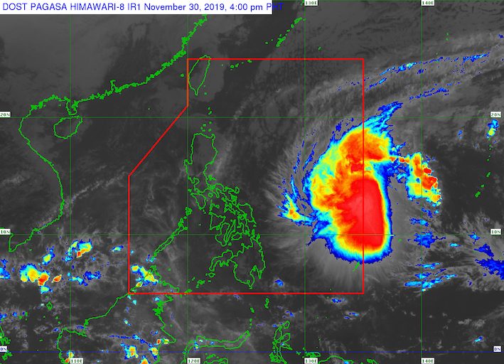 Typhoon Tisoy enters PAR