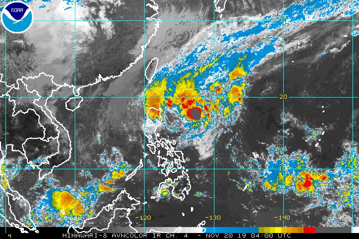 Ramon weakens into tropical depression; Sarah strengthens into tropical storm