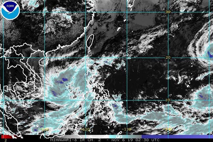 Tropical Storm Quiel gains more strength over West Philippine Sea