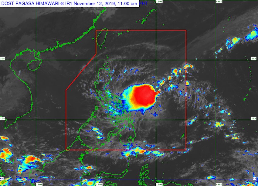 Low pressure area now Tropical Depression Ramon