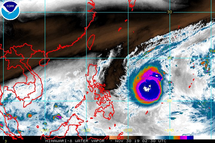 Typhoon Kammuri set to enter PAR on November 30