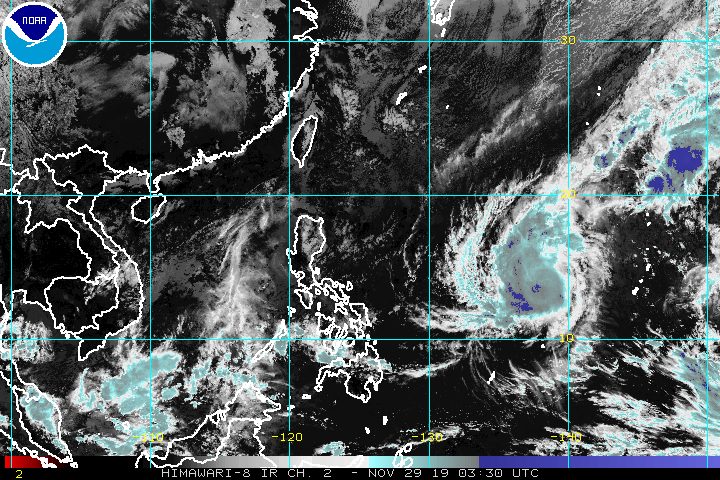 Typhoon Kammuri strengthens as it slowly heads for PAR