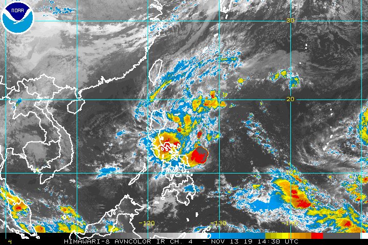 Tropical Storm Ramon maintains strength over Philippine Sea