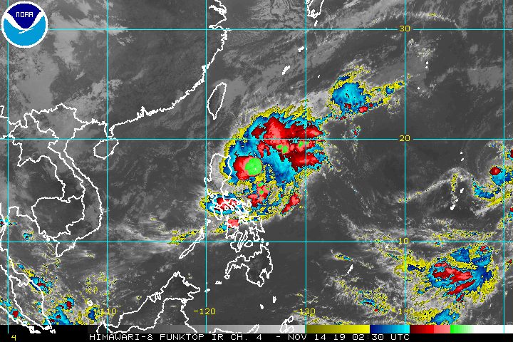 3 more areas under Signal No. 1 due to Tropical Storm Ramon