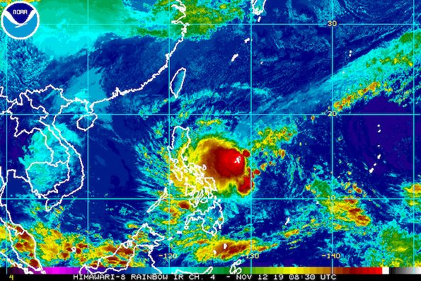 Tropical Depression Ramon slows down, Signal No. 1 raised