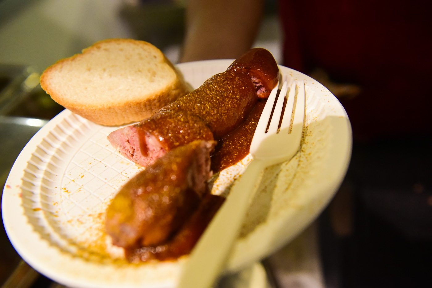 Currywurst, P260. Photo by Alecs Ongcal/Rappler 