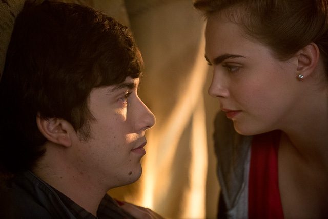 PAPER TOWNS. Nat Wolff and Cara Delevingne star in 'Paper Towns.' Photo courtesy of Twentieth Century Fox   TM & © 2014 Twentieth Century Fox Film Corporation. All Rights Reserved. Not for sale or duplication.