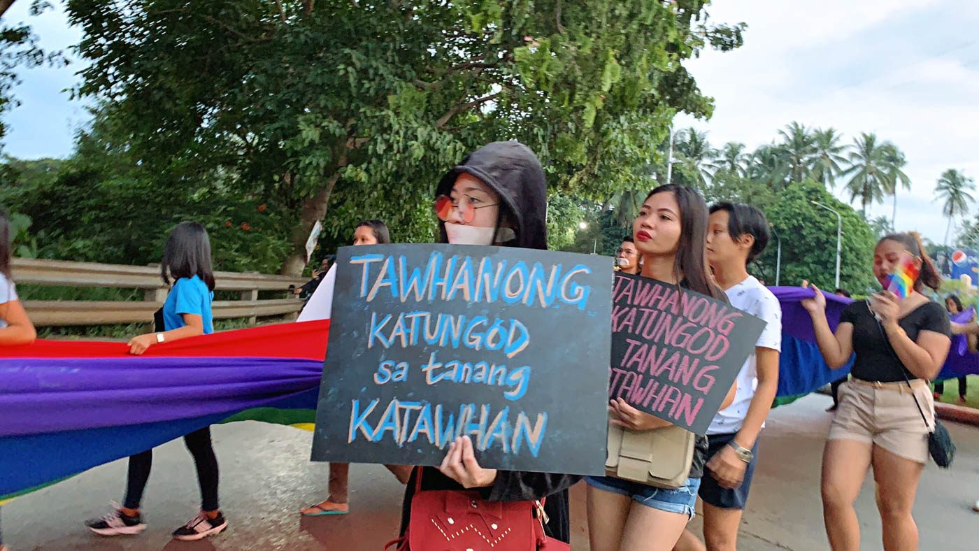 Mindanao Pride’s loud message in silent protest: ‘Human rights for all’