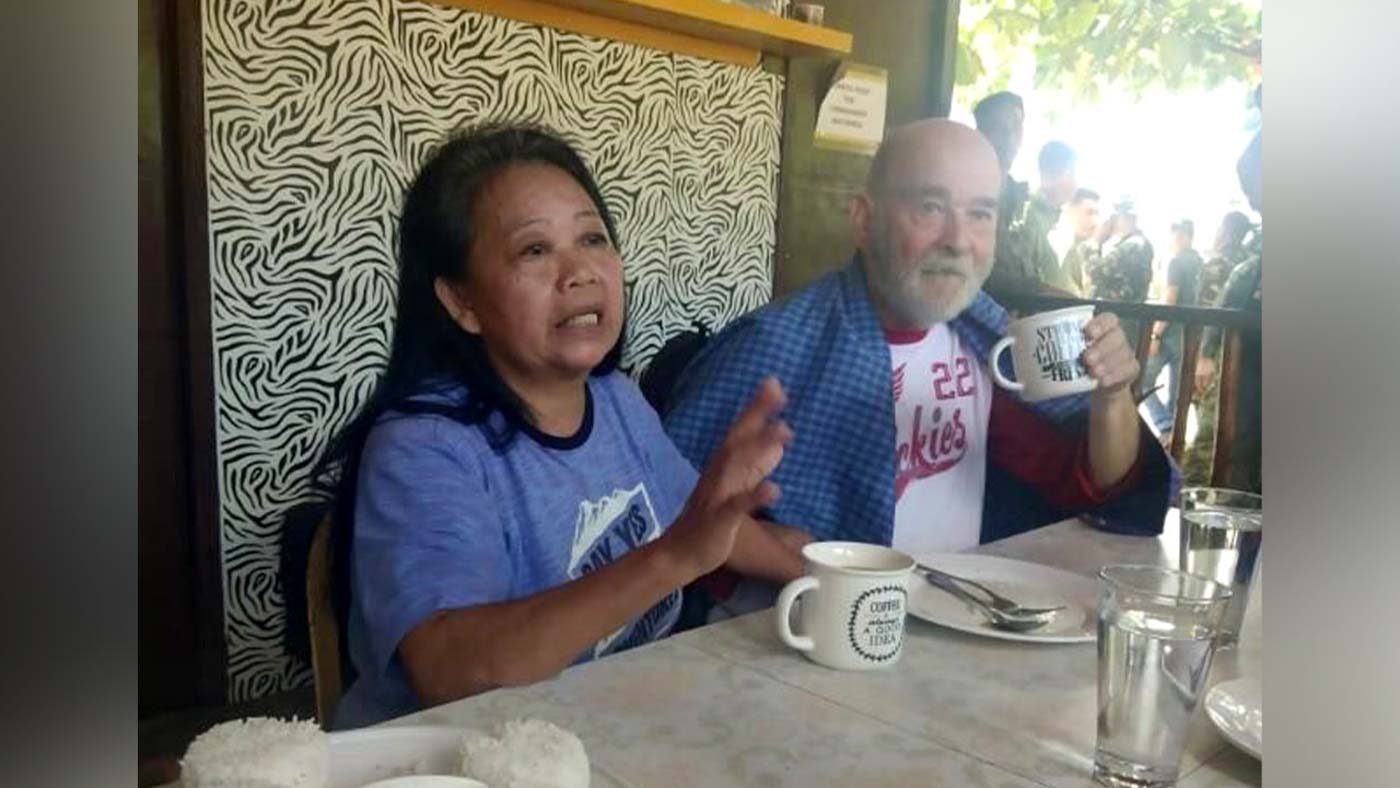 Kidnapped couple Allan and Wilma Hyrons rescued from Abu Sayyaf