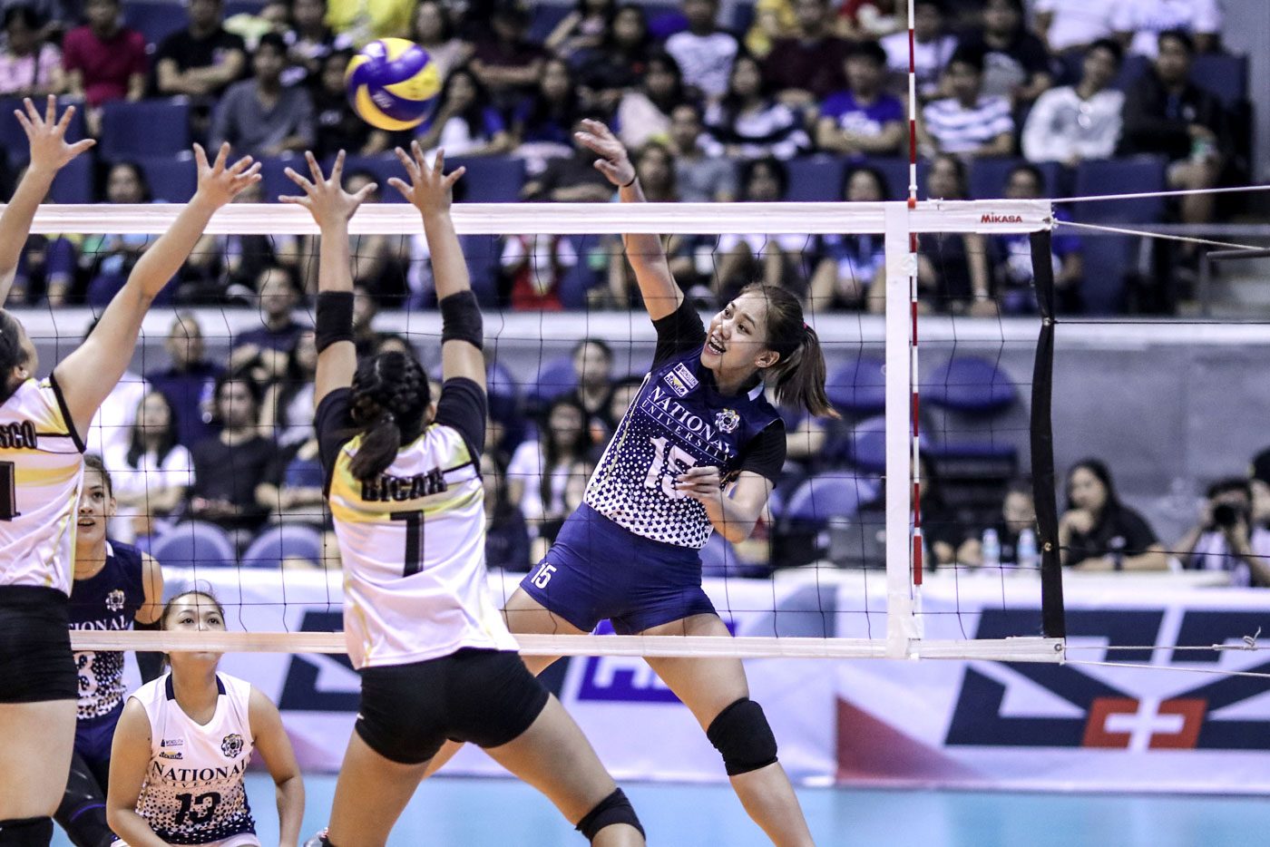 WATCH: Young NU Lady Bulldogs dare to challenge league vets