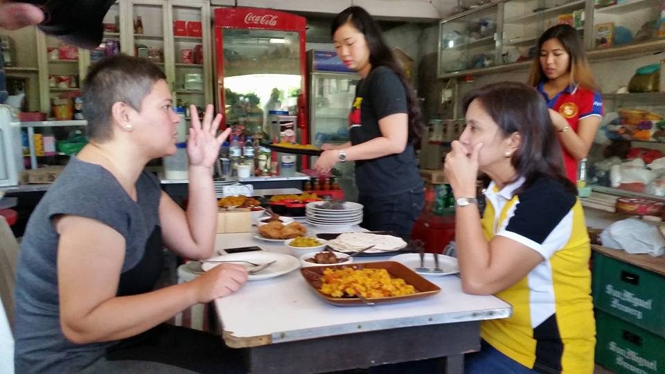 Friends in Davao: Leni Robredo, Sara Duterte meet