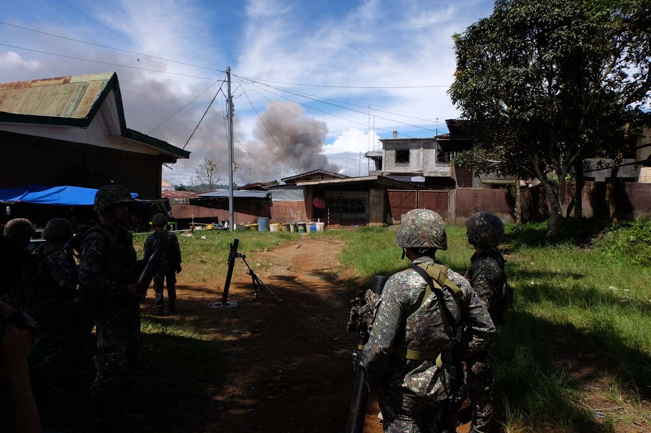 Military air strike kills more soldiers in Marawi