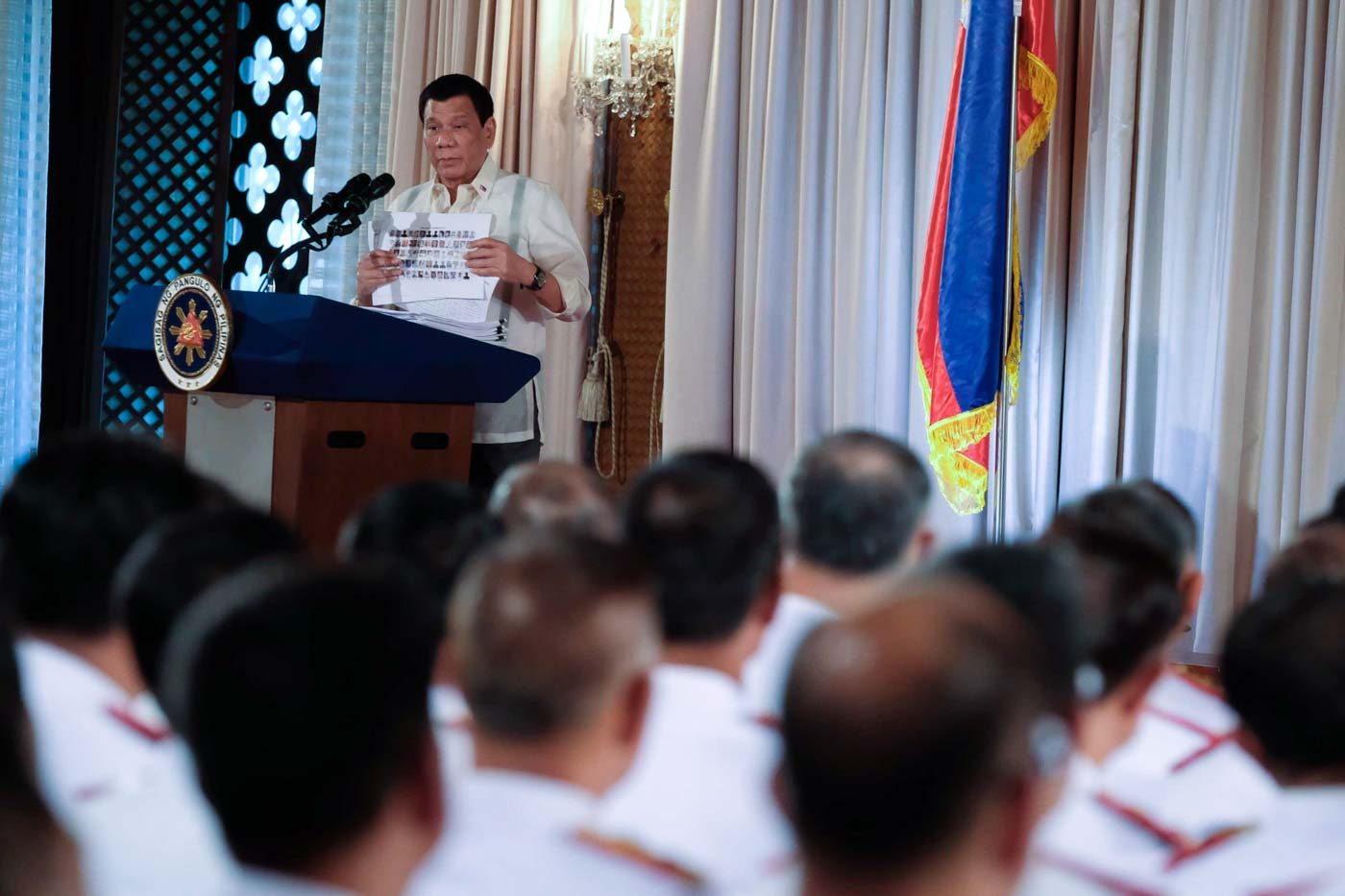 Duterte orders ‘cleansing’ of PNP, extends drug war again