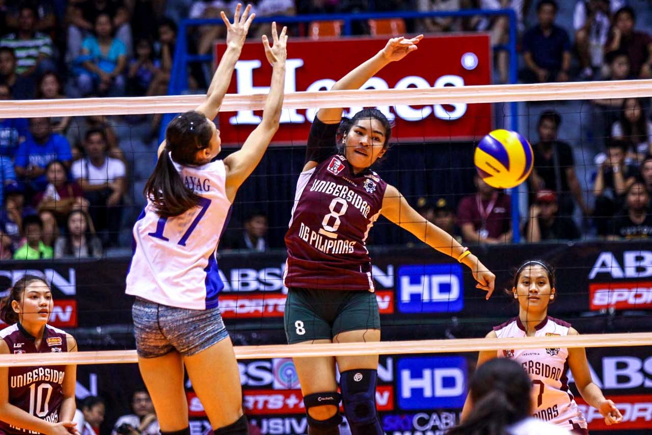 LIFE AFTER VOLLEYBALL. Kathy Bersola, like libero Princess Gaiser, will continue her studies toward becoming a doctor. File photo by Josh Albelda/Rappler 