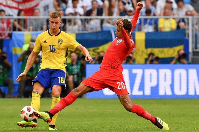 England sinks Sweden to clinch World Cup semis berth