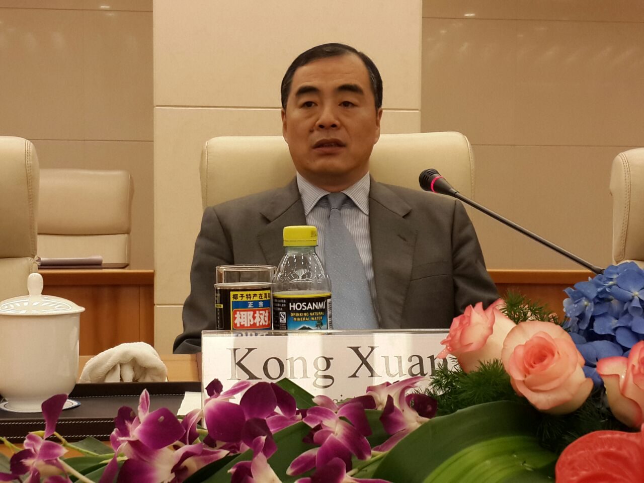 Kong Xuan You, Asisten Menteri Luar Negeri Tiongkok urusan Asia Pasifik, pada 12 September 2016. Foto oleh Uni Lubis/Rappler 