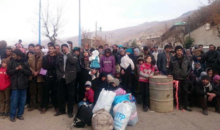 Aid trucks enter starvation-hit Syria town