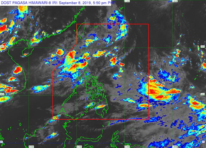 Southwest monsoon affecting Northern, Central Luzon