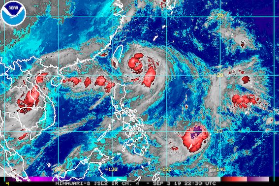 Typhoon Liwayway strengthens as it begins moving away