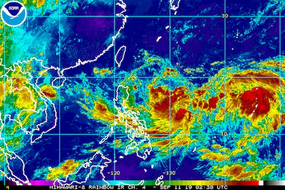 LPA becomes tropical depression, may enter PAR by September 12
