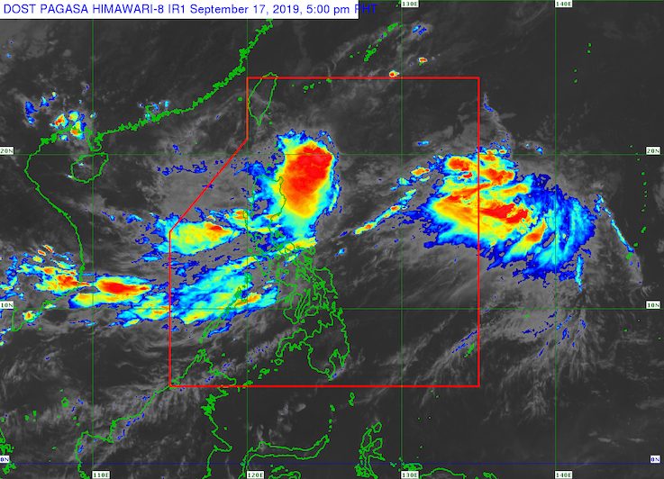 LPA east of Batanes now Tropical Depression Nimfa