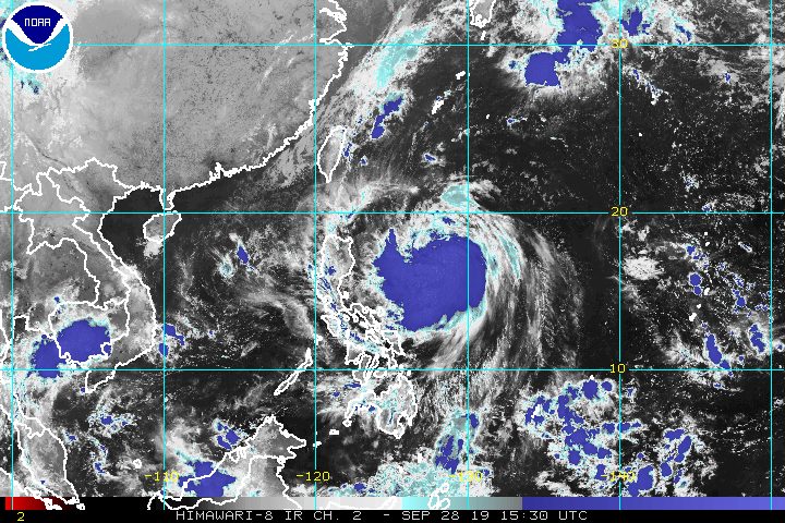 Tropical Storm Onyok continues to strengthen