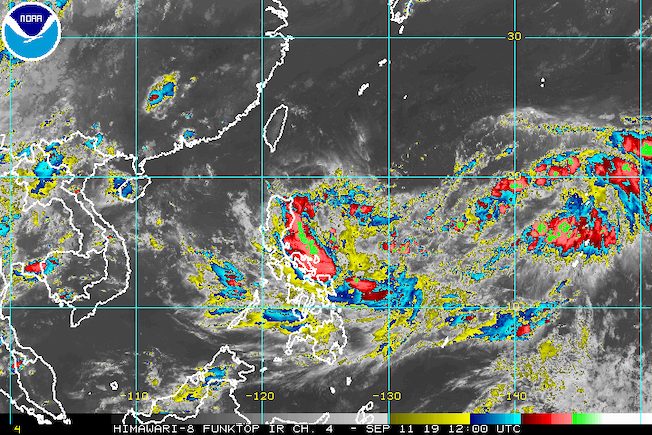 Tropical depression’s trough affecting Southern Luzon, Visayas