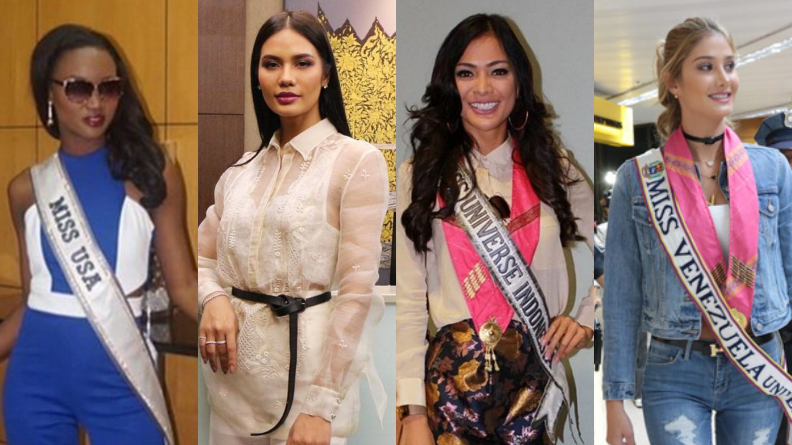 IN PHOTOS: Miss Universe candidates arrive in Manila