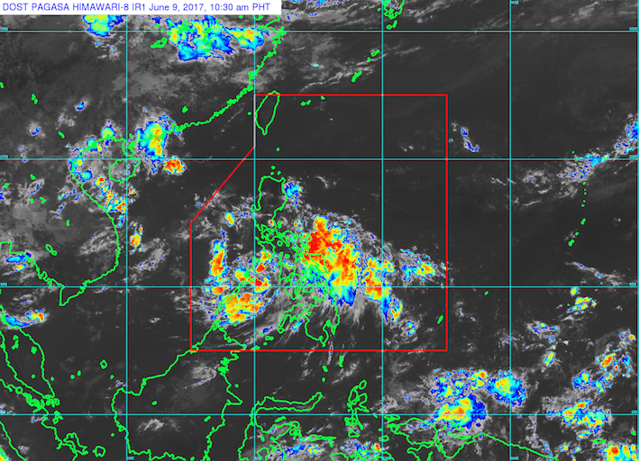 Low pressure area off Iloilo bringing rain to parts of PH