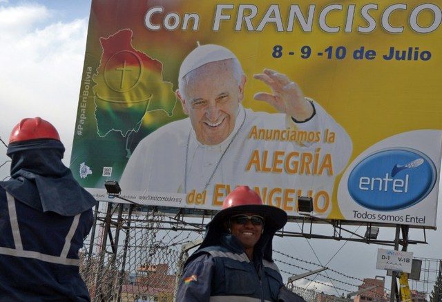 Pope Francis visits South America