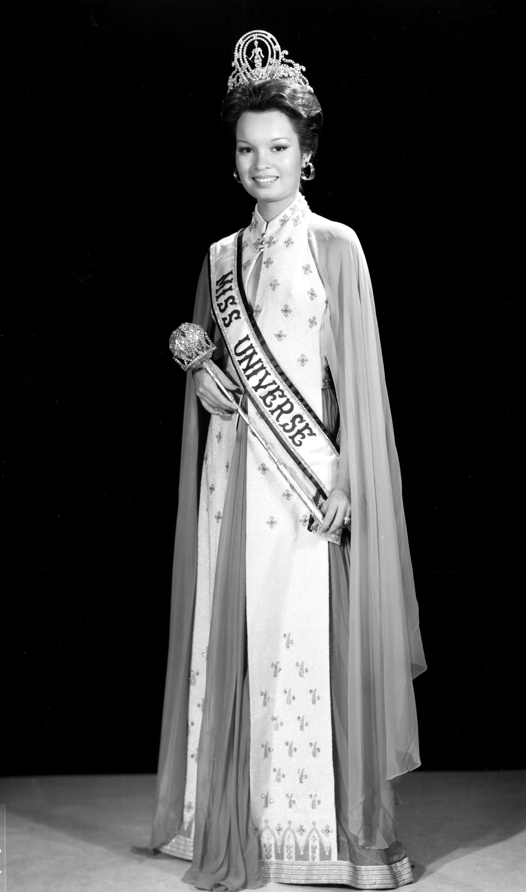 SECOND MISS UNIVERSE. Maria Margarita Moran, Miss Universe 1973, poses for one of her official photos. Photo from Miss Universe Organization 