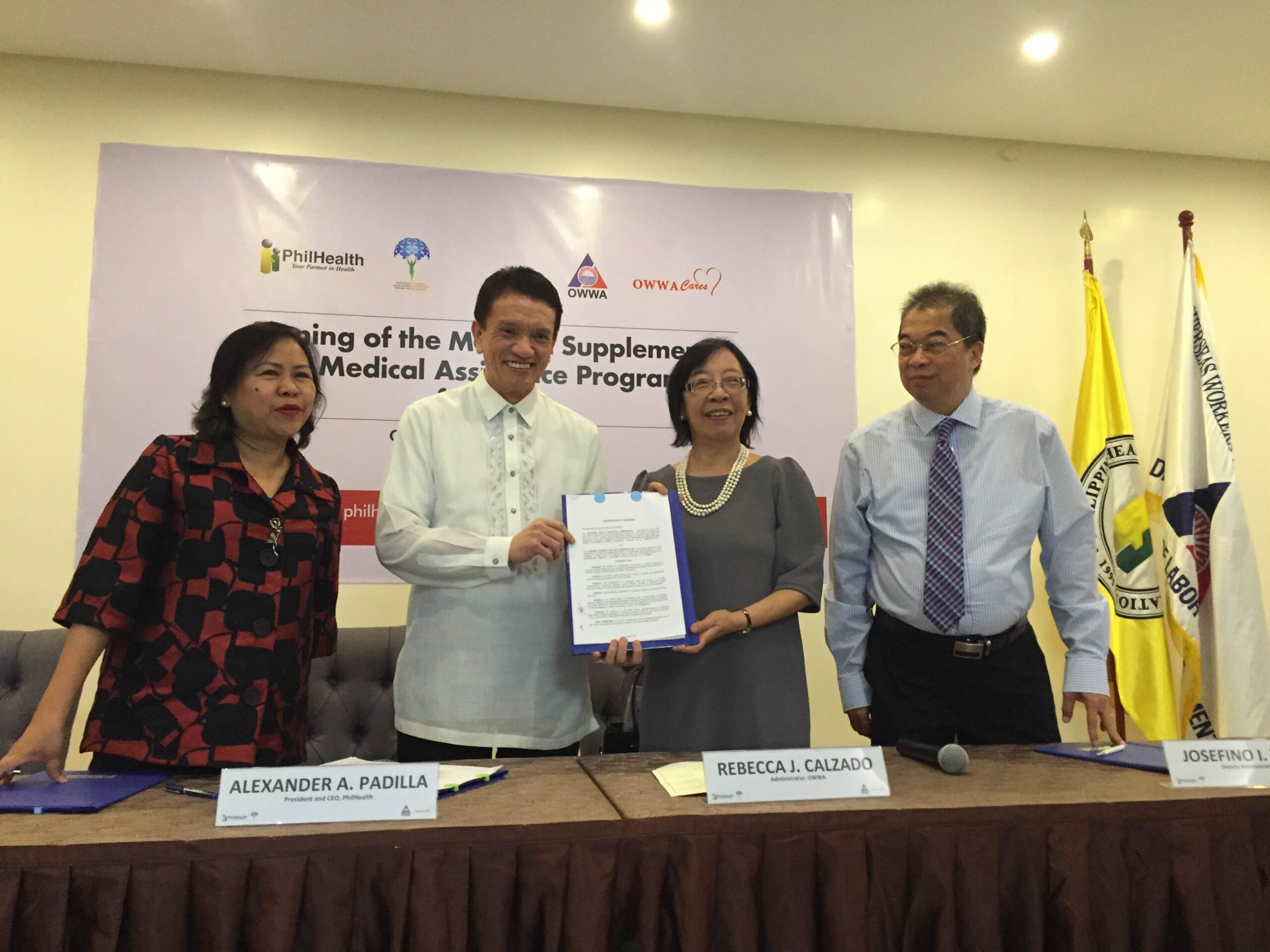 2.4 million OFWs to benefit from MEDplus by end-2016