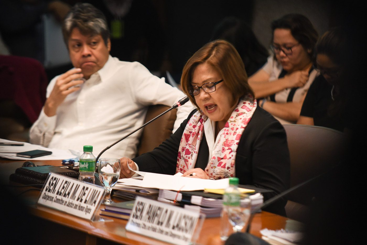 House leaders urge De Lima to attend probe into Bilibid drug use