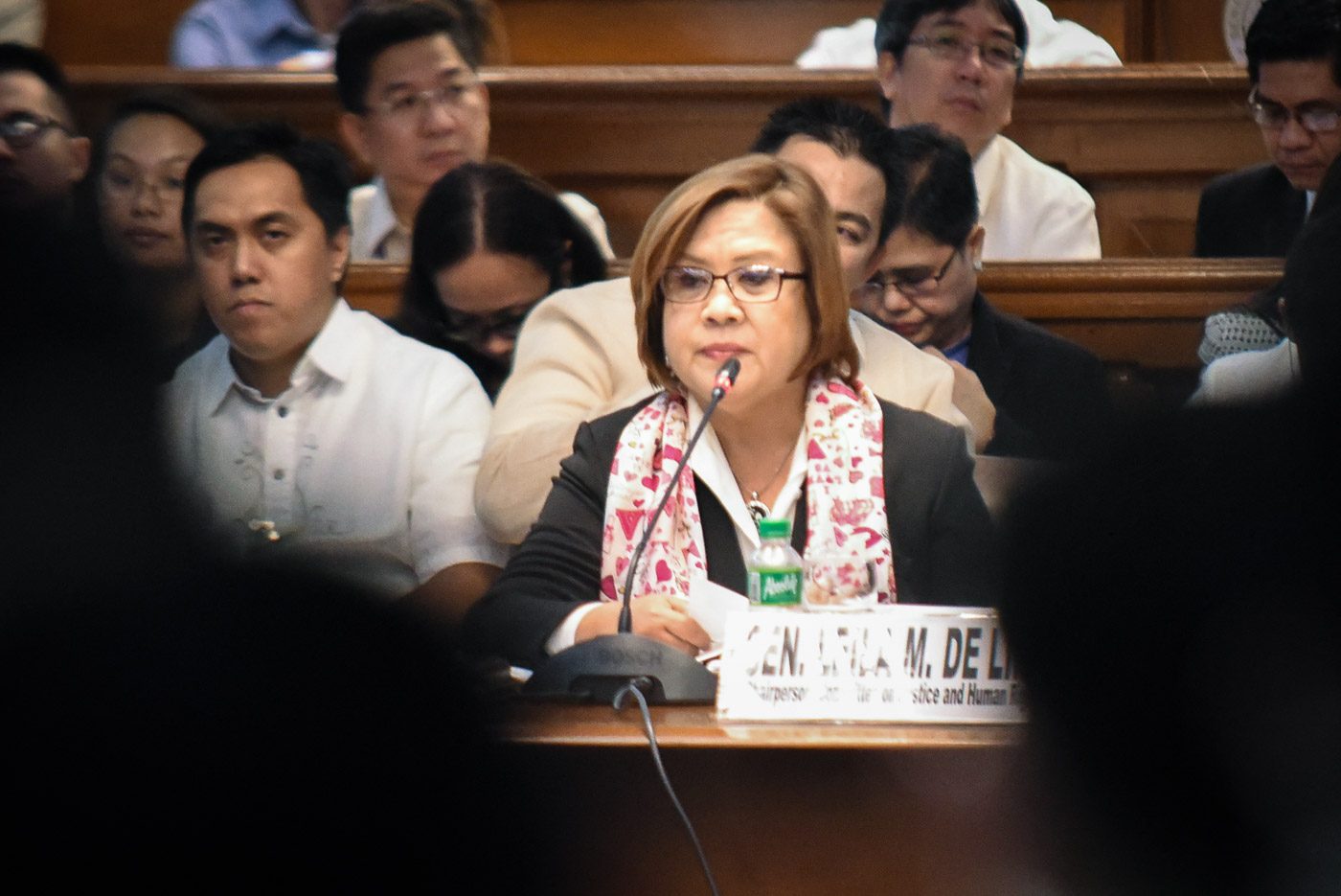 De Lima: Expect more witnesses to drug-related killings