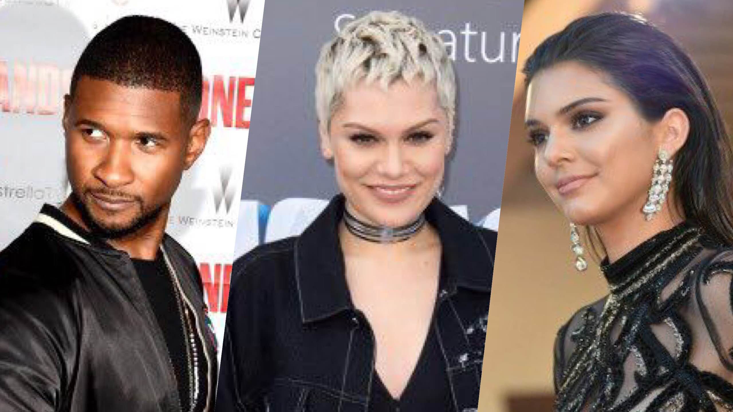 WHERE IS THE LOVE? Usher, Jessie, Kendall Jenner, and many more are featured in the Black Eyed Peas' remake of 'Where Is The Love?' Photos by Valerie Macon/Kevin Winter/Alberto Pizzoli/AFP/Getty Images North America 