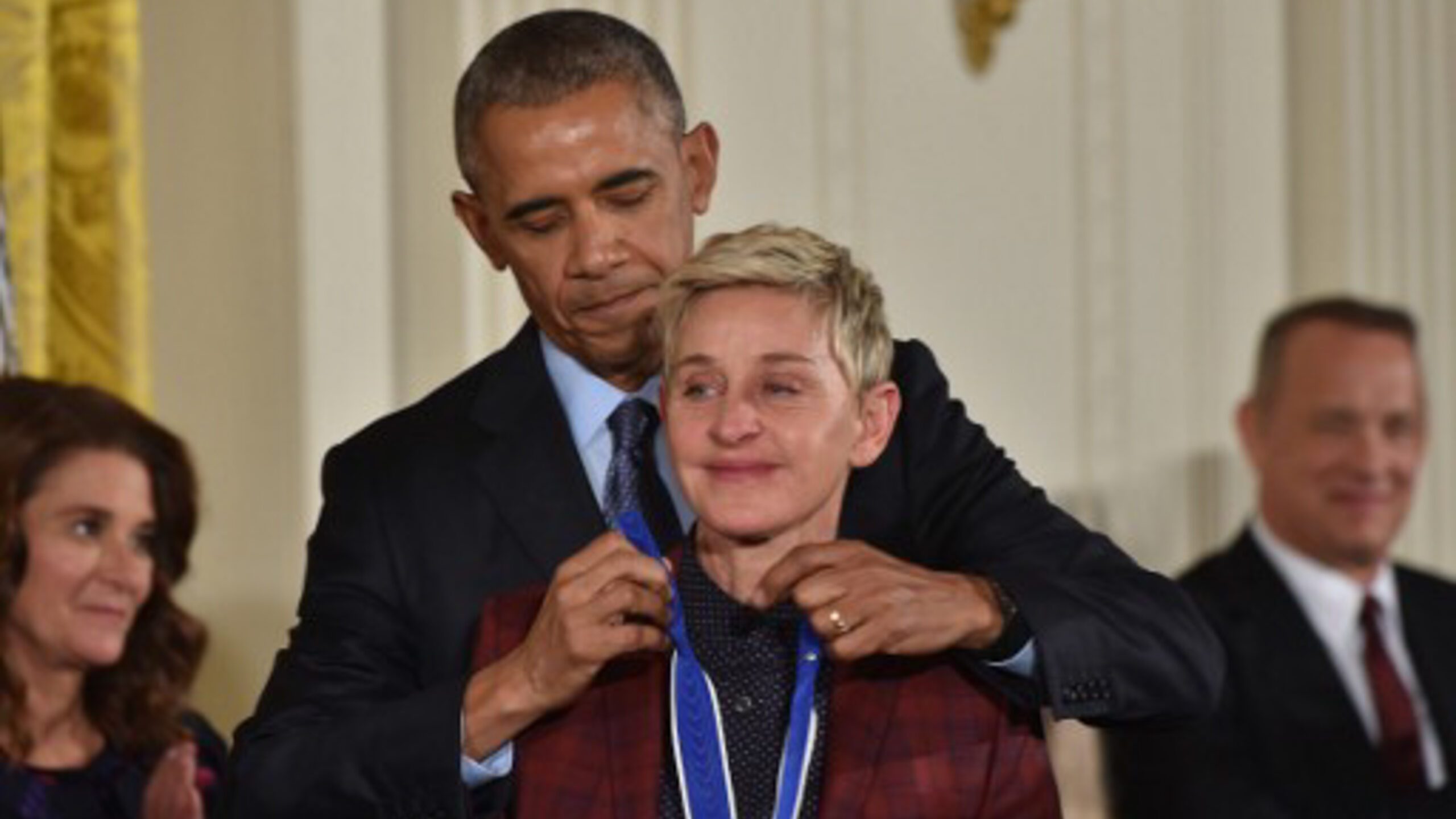 LOOK: Emotional Ellen DeGeneres receives Presidential Medal of Freedom