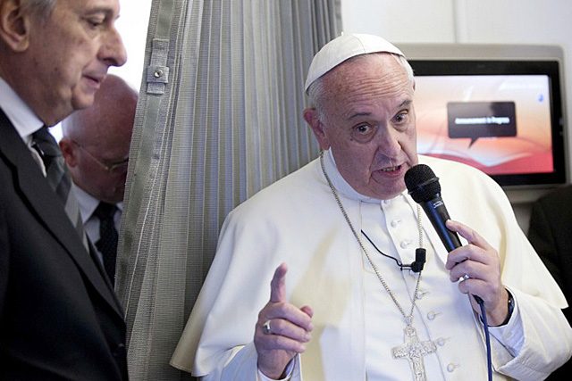 Pope Francis: You ‘cannot insult’ other people’s religion