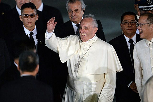 Palace, cathedral, arena: Full day for Pope Francis