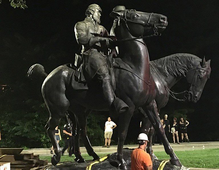Confederate monuments removed in Baltimore, other cities