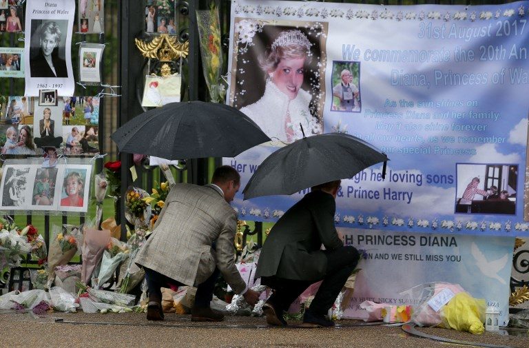 William, Harry lead tributes to Diana, 20 years after her death