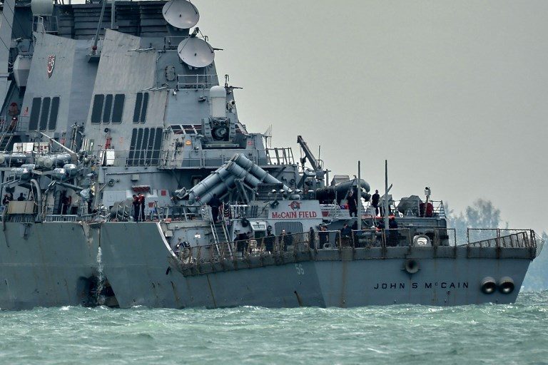 U.S. launches probe after second deadly Navy collision