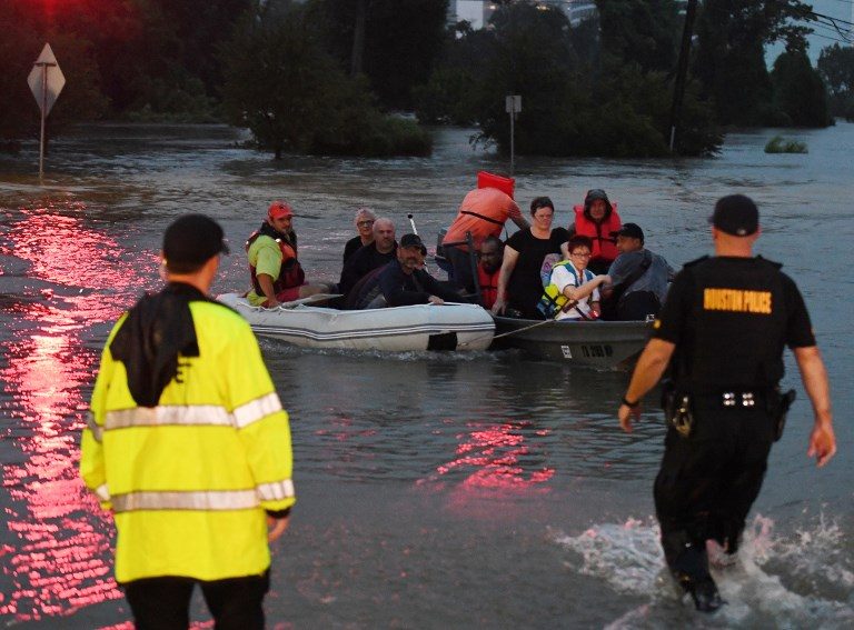 Human chains and jet skis: Texans come to the rescue