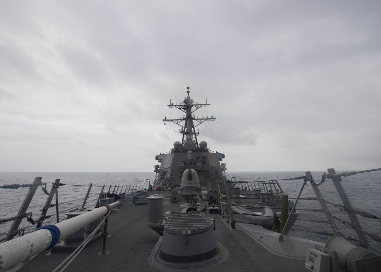 China protests after U.S. warship sails near island