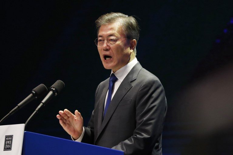 South Korea’s Moon urges new U.S.-North denuclearization talks
